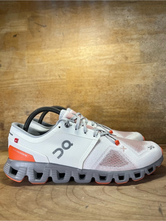 On Running Shoes - NEW On Cloud X 3 REFLECTIVE Womens Size 9.5 Running Shoes Sneakers Ivory Alloy
